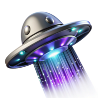 Maravilhoso contemporâneo uma lustroso, prata nave espacial piercing através uma digital tempestade do binário código, listras do elétrico azul e roxo, dramático holofotes, retrofuturismo estilo Prêmio png