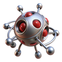 wonderful rustic A sleek, silver nanobot navigating a network of blood vessels, realistic lighting and textures, medical illustration style authentic png
