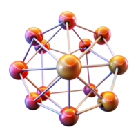 elegant modern A network of interconnected nodes pulsating with energy, dynamic lighting shifting between warm and cool hues, abstract digital art style authentic png