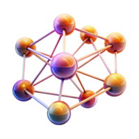 magnificent rustic A network of interconnected nodes pulsating with energy, dynamic lighting shifting between warm and cool hues, abstract digital art style professional png