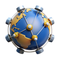 dramatic minimalist A network of satellites orbiting Earth, interconnected by beams of light, Earth's surface visible below, space technology style genuine png