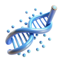 beautiful contemporary A DNA strand transforming into a digital data stream, soft bioluminescent lighting, scientific visualization style premium png