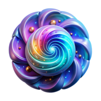 magnificent minimalist An artificial intelligence represented as a swirling nebula of light and data, vibrant colors and complex patterns, abstract AI style exclusive png