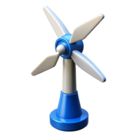 vibrant artistic A wind turbine generating clean energy, sleek and modern design, natural lighting with a blue sky, renewable energy technology style exclusive png