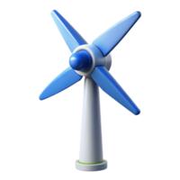 beautiful abstract A wind turbine generating clean energy, sleek and modern design, natural lighting with a blue sky, renewable energy technology style original png