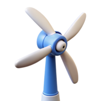 vibrant creative A wind turbine generating clean energy, dynamic motion blur, realistic rendering high resolution png