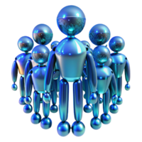 wonderful traditional A swarm of nanobots forms a shimmering, humanoid figure, illuminated by the cool, blue light of a nearby data stream. Cyberpunk, abstract style detailed png