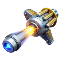 magnificent minimalist A powerful energy beam erupts from a futuristic weapon, illuminating the surrounding area in a blinding flash of light. Sci-fi, action style genuine png