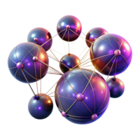 elegant traditional A field of vibrant, pulsating orbs, connected by thin, glowing lines, with a dark, mysterious atmosphere, psychedelic style 4K png