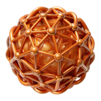vibrant modern A network of interwoven, glowing fibers, resembling a complex tapestry, with a warm, earthy color palette, organic style premium png