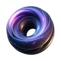 magnificent modern A swirling vortex of light and color, resembling a black hole, with a dark, mysterious atmosphere, cosmic style authentic png