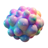 elegant abstract A cloud of colorful particles, forming abstract shapes and patterns, illuminated by a soft, diffused light, impressionist style exclusive png