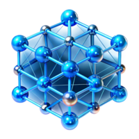 serene modern A network of interconnected, glowing lines, resembling a circuit board, with a cool, electric blue color palette, cyberpunk style high quality png