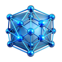 impressive traditional A network of interconnected, glowing lines, resembling a circuit board, with a cool, electric blue color palette, cyberpunk style exclusive png