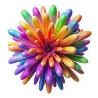 dramatic classic A chaotic explosion of colorful brushstrokes, resembling a fireworks display, with a high contrast, dynamic lighting, abstract expressionism style premium png