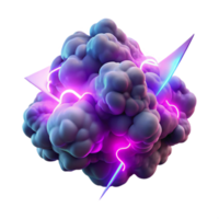 impressive vintage A cloud of swirling smoke and particles, illuminated by beams of neon light, creating intricate patterns, synthwave style detailed png