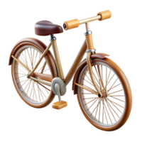 extraordinary creative A grainy photograph of a vintage bicycle with wire wheels and a leather seat, soft focus, nostalgic style high resolution png