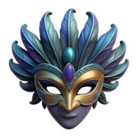 beautiful minimalist A gothic mask with intricate feathered details, dimly lit, Venetian masquerade style high resolution png