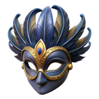 impressive minimalist A gothic mask with intricate feathered details, dimly lit, Venetian masquerade style high resolution png