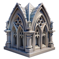 magnificent abstract A gothic architecture detail, intricate stone carvings, high contrast lighting, architectural photography style authentic png