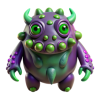 elegant minimalist A genetically modified creature with multiple eyes, lurking in the shadows, green and purple color palette, ominous lighting, dark fantasy style exclusive png