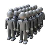 extraordinary abstract A crowd of faceless figures marching in unison, monochrome palette, oppressive atmosphere, Orwellian style high resolution png