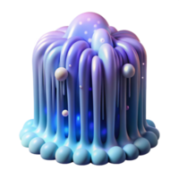 beautiful abstract A cascade of flowing particles, resembling a waterfall of light, with a long exposure effect and a cool color palette, in a dreamlike style high resolution png