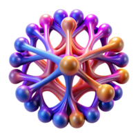 magnificent minimalist A complex fractal structure, resembling a branching tree or lightning bolt, with a vibrant color scheme and a high level of detail, in a mathematical art style high resolution png