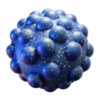 extraordinary vintage A field of shimmering particles, resembling a starry night sky, with a soft glow and a deep blue color scheme, in a cosmic abstract style authentic png