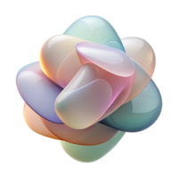 wonderful classic A series of overlapping translucent shapes, creating a sense of depth and layering, with a soft color palette and a minimalist aesthetic, in a subtle abstract style high resolution png