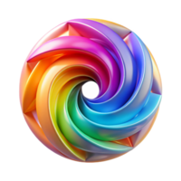 beautiful contemporary A swirling vortex of vibrant colors and geometric shapes, emanating from a central point of pure white light, abstract art style authentic png