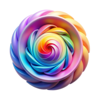 serene modern A swirling vortex of vibrant colors and geometric shapes, emanating from a central point of pure white light, abstract art style detailed png