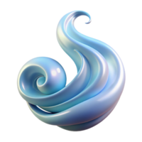 serene classic A graceful air elemental swirling in the wind, ethereal and flowing lighting, abstract art style high quality png