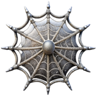 serene artistic A close-up of a spider web covered in dew, intricate details, macro photography, morning light, authentic png