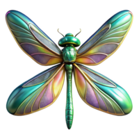 elegant creative A close-up of a dragonfly's wings, intricate details, iridescent colors, backlit, genuine png