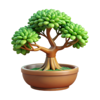 wonderful traditional A bonsai tree in a pot, intricate details, soft lighting, realistic rendering, authentic png
