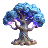 stunning modern A colossal, ancient tree entwined with glowing runes, its branches reaching towards a swirling nebula. Surrealist style professional png