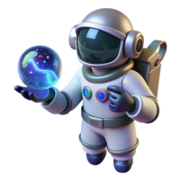 serene vintage A lone astronaut using a holographic interface in deep space, nebulae providing soft background glow, science fiction style detailed png