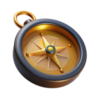 vibrant traditional A vintage compass with a detailed map, warm candlelight, vintage exploration style, realistic rendering authentic png