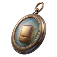 impressive contemporary A vintage locket with a faded photograph inside, soft diffused lighting, sentimental style high resolution png
