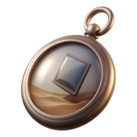 vibrant modern A vintage locket with a faded photograph inside, soft diffused lighting, sentimental style high quality png