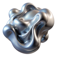 elegant traditional Fluid streams of liquid mercury merging and separating, creating a metallic, organic sculpture, illuminated by a cool, diffused light. Surrealism style with high contrast original png