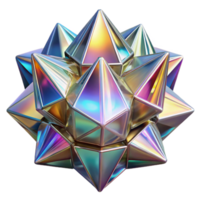 dramatic modern A cluster of crystalline structures, refracting and reflecting light, creating a dazzling display of prismatic colors. Art Nouveau style with global illumination high quality png