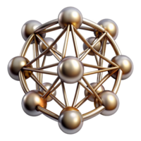 vibrant creative An intricate network of flowing lines, creating a sense of movement and interconnectedness, with a metallic sheen. Art Deco style with a streamlined aesthetic premium png