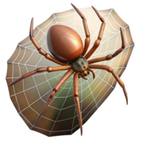magnificent rustic A spider spinning a web, dew-kissed threads, macro photography, natural lighting 4K png