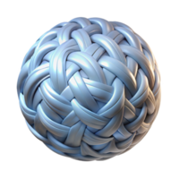 vibrant minimalist A textured sphere composed of interwoven fibers of light, emitting a cool, silvery glow. Minimalism style with a subtle gradient genuine png