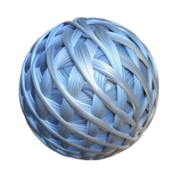 extraordinary rustic A textured sphere composed of interwoven fibers of light, emitting a cool, silvery glow. Minimalism style with a subtle gradient professional png