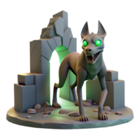 vibrant minimalist A steampunk robotic dog with exposed gears and glowing vacuum tubes, playful pose, warm lighting, digital art original png