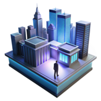 serene rustic A lone figure standing on a rooftop overlooking a sprawling cityscape, night, dramatic lighting, cinematic style detailed png