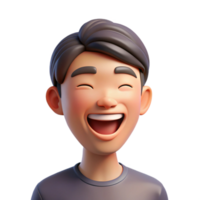 serene rustic Portrait of a person laughing heartily, showing genuine joy and emotion, lit by bright, natural light, in a candid style 4K png